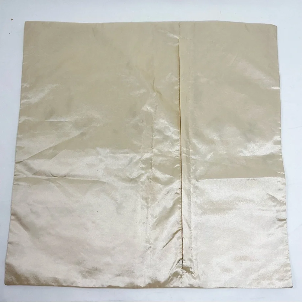 Elegant Cream Embroidered pillow cover
